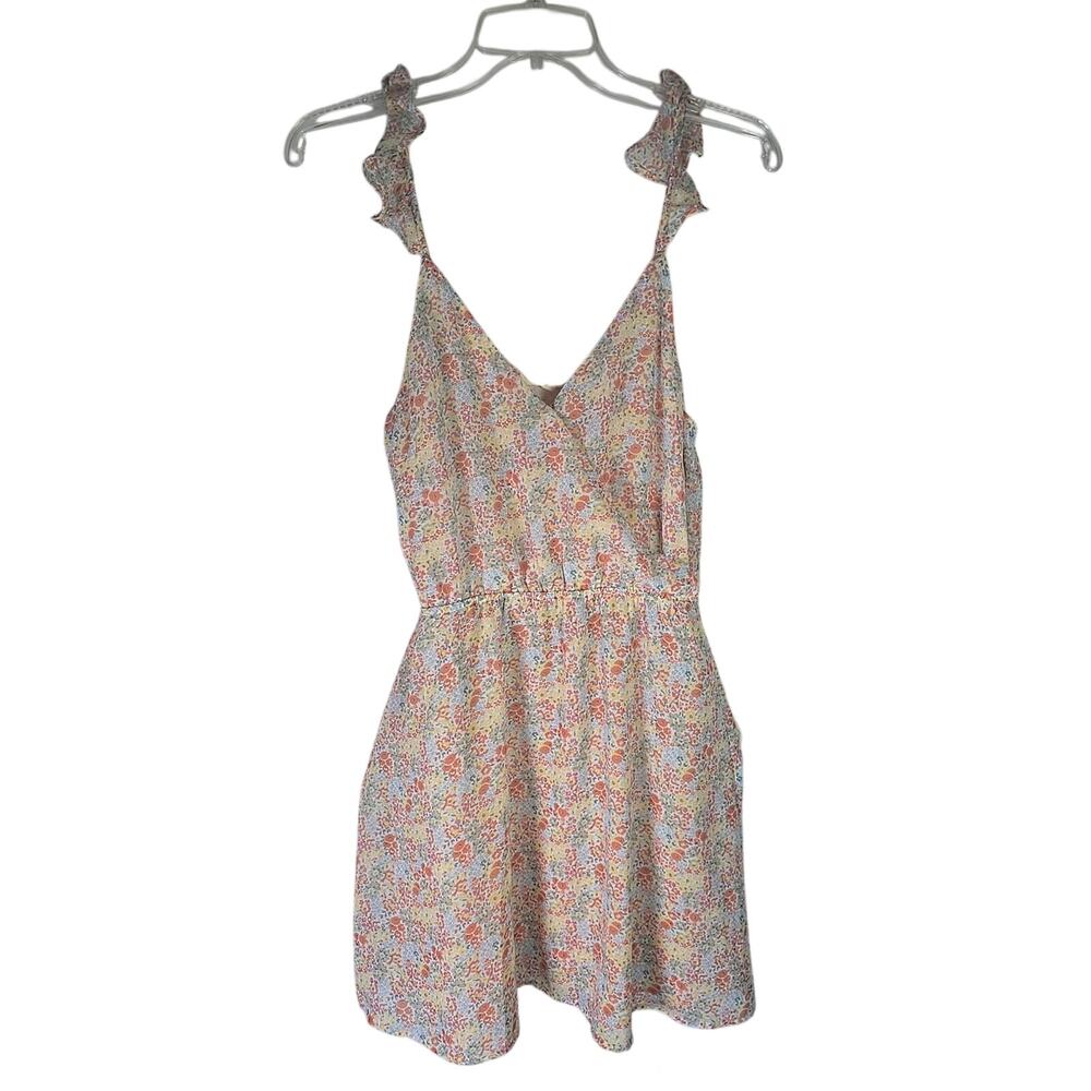 Promesa Floral Mini Sundress Dress Womens Small Light Weight Summer Spring
